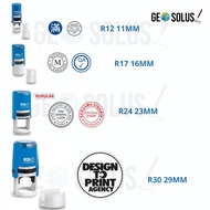 COLOP/Company chop/Stamp/-  Round Shape R12, R17, R24 , R30 + Refill Ink