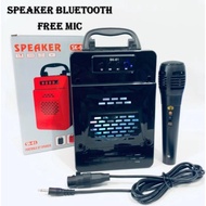 Speaker Bluetooth Portable LED Bass Polytron Aktif Laptop Karaoke mini