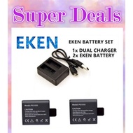 Eken Battery Set For Eken H3R/H8R/H9R/V8S