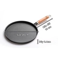 Chảo Gang Tròn Làm Bánh Chống Dính Chảo Đổ Bánh Xèo Chảo Rán Chống Dính Size 20/26cm Dùng Được Cho M