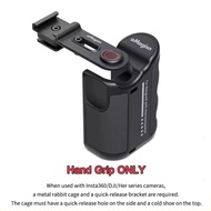 Amagisn Xplorer ชุดที่จับสำหรับ Insta360 Ace Pro 2 /Ace Pro Pegangan Kamera พลาสติก ABS พร้อมปุ่มชัต