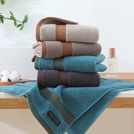 Barber Shop Pure Cotton Towel Class a Absorbent Thickened Towel Face Towel with Packaging 7a Antibac