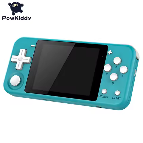 POWKIDDY Q90 3-Inch IPS Screen Handheld Console Dual Open System Game Console 16 Simulators Retro PS