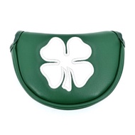 Clover Lucky Leaf Golf Putter Headcover Half Moon / Mallet (Green) New Putter Cover Semi Half Odysse