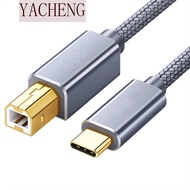 YACHENG USB C to USB B Cable Controlle Cable 0.5m/1m/1.5m/2m USB2.0 Female USB B 2.0 480Mbps Data Ca