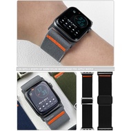 Suitable for apple Watch Strap apple watch9 High Elastic Contrast Color Nylon Strap iwatch876SE543