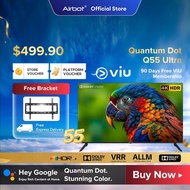[ New Launch ] Airbot Quantum QLED Q-Series | 55/65 inch 4K Google TV AI QLED | Inbuilt Chromecast D
