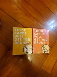 全新These card will get you druck 1&2  卡牌 桌遊  飲酒遊戲 gor 2