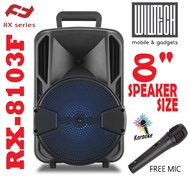 [RX-8103F] Wireless Portable Bluetooth Speaker With Led Light With Mic