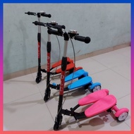 3-Wheel Dual Pedal Kids Scooter Children's Toy Scooter/