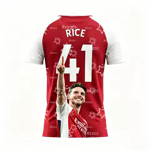 2026 Declan Rice England Team Football Jersey Match & Training Kit Summer Sports Men's T-Shirt Kid's