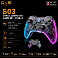 S03 Wireless Gaming Controller Bluetooth + USB 2.4G Support Android I0S PC Laptop TV Gamepad Joystic