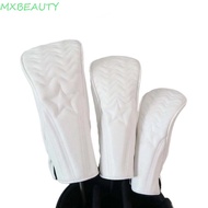 MXBEAUTY1 Golf Wood Cover, PU Leather Waterproof Golf Headcover, Golf Accessories Mallet Putter Hybr
