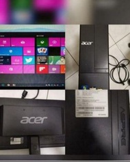 Acer /X1430電腦主機+螢幕