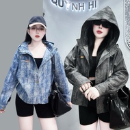 Quynh Hi _ Jacket Personality Jean Shirt Style, real photo, HCMC, read description carefully