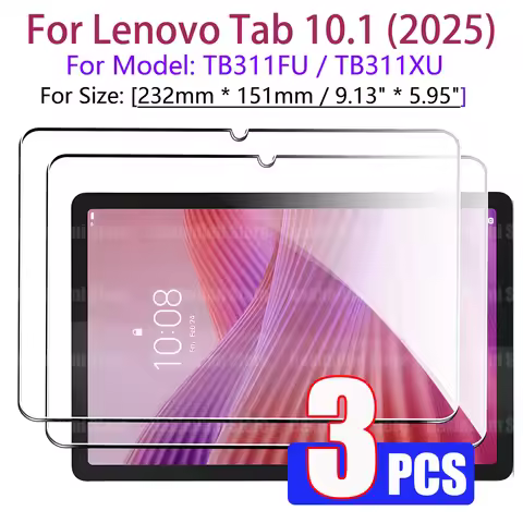 Screen Protector for (2025) Lenovo Tab 10.1 inch TB-311FU TB-311XU Tempered Crystal Film Bubble Free