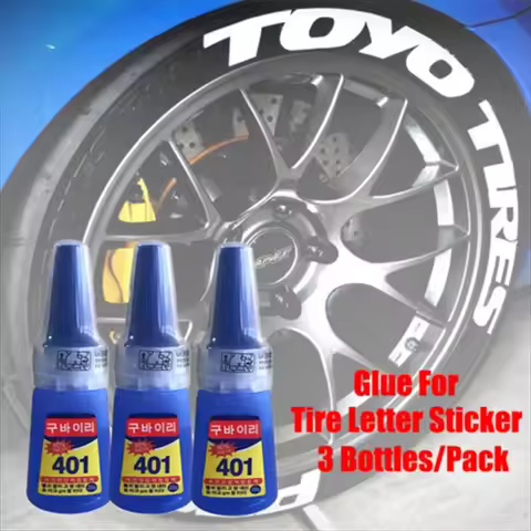 1-3pcs 401 Glue Car Motorcycle Tire Letter Sticker Glue 20g Permenant Tire Lettering Glues Car Styli