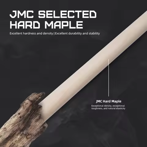Billiard Pool Cue Stick JMC Hard Maple Shark Cowhide Grip 58in 12.5mm Tip 3/8x8 Joint FY Series for