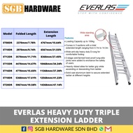Everlas Single Extension Ladder / Everlas Double Extension Ladder / Everlas Triple Extension Ladder 