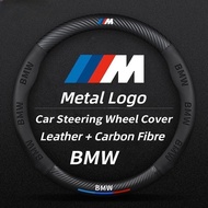BMW Car Steering Wheel Cover for G20 F30 E60 E46 E90 F10 G30 E36 E30 X1 X3 X5 Series Accessories Aut