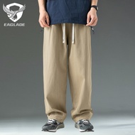 EAGLADE Tactical Cargo Baggy Loose Pants for Men K2148 in Khaki B02
