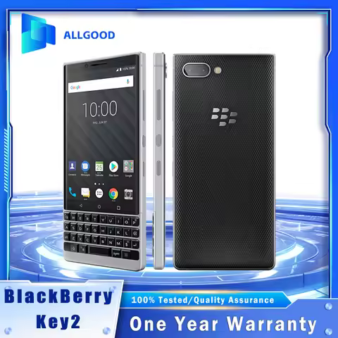 Original BlackBerry KEY2 4.5" SmartPhone 6GB RAM 64GB ROM 12MP Dual Camera QWERTY Keyboard Snapdrago