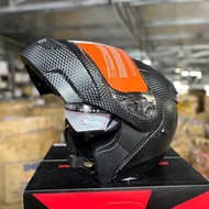 Mũ bảo hiểm full face Gro st25 2 kính lật hàm phom dáng nhỏ gọn - Helmet