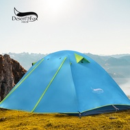 Desert Fox Single Tent Ultra Light Rainproof 2 Double Layer Tent Outdoor Aluminum Rod Camping Field 
