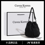 Cuvea Korres Small Shoulder Bag Backpack Black Orange Khaki Multi-Carrying Method One-Shoulder Cross