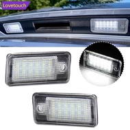 LOVETOUCH 2Pcs DC 12V Car Number License Plate Light Lamp No Error Canbus White For Audi A3 S3 A4 S4