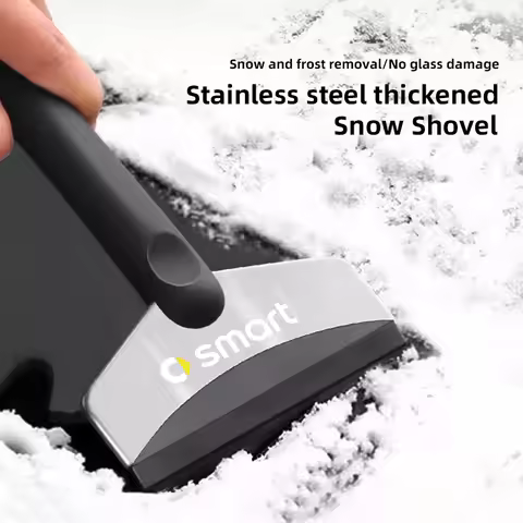 Car Snow Brush Cleaning Shovel Glass Ice Scrapers Tool For Smart Fortwo Forfour Forjeremy Forvision