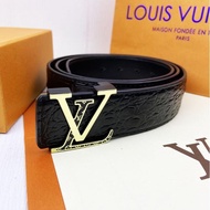 2025 Louis Vuitton Fashion buckle genuine leather belt Width 40mm Highly Quality with Box designer m