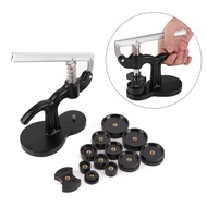 Black Watch Back Press Tool Set Nylon Metal Prevent Slip 12pcs Fitting Dies Nylon Watch Case Closer 