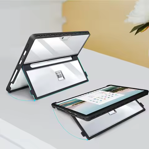 Protection Shell Cover for Microsoft Surface Pro 11/10/9/8 13 Inch Compatible with Type Cover Keyboa