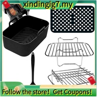 【】6 PCS Dual Basket Air Fryer Accessories Air Fryer Accessories Set for  Foodi AF300UK AF400UK, Towe