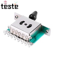 5-Way Pickup Selector Switch, Silver 5-Way Position Guitar Lever Switch, Durable Metal Electric Guit