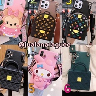 Coin purse case and strap redminote 2 3 4 4x 5a 5a prime 5 5pro 6 6pro 7 7pro 8 8pro 9pro N48P