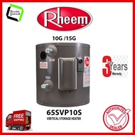 RHEEM 65SVP10S 38L Electric Storage Water Heater | Vertical Type | Singapore Warranty | Express Free Delivery