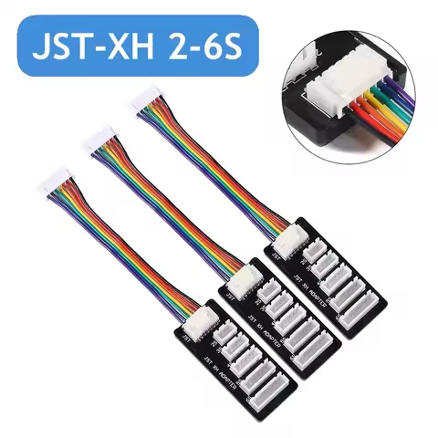3Pcs JST-XH 2-6S RC 6S Lipo Battery Charge Balance Board Expansion Board Adapter Converter for JST-X