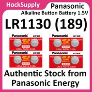 [8pcs] Panasonic LR1130 189 AG10 LR54 389 Battery Alkaline Battery 1.5V [Authentic][FAST SHIP OUT]