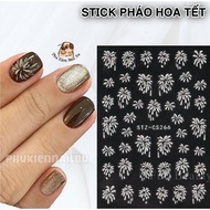 Fireworks stickers CNY, Fireworks decals CNY, stick CNY