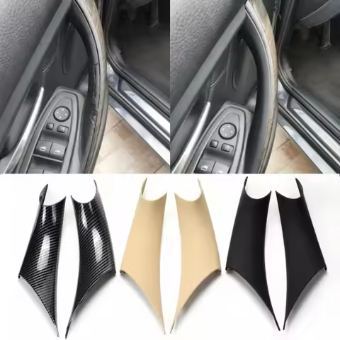 1 Pair Car Inner Door Handle Cover Fit For BMW 3/4 Series F30 F35 320i 320Li 328i 328Li 335i 335Li 2