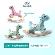 Boo&Bub Rocking Horse Musical Rocking Ride On Car Roller Educational toys