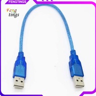 [Ft] 30cm USB 20 Type A Male to USB Male Cord Adapter Data Extension Cable