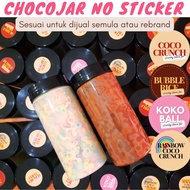 BORONG 50botol Choco Jar botol 300ml Mini coco crunch/KOKO BALLCoklat Beryls/Naura Bakery/biscbury
