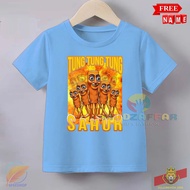 TUNG TUNG TUNG SAHUR CHILDREN'S T-SHIRTS TUNG TUNG TUNG SAHUR