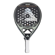 Amasport 12K sợi carbon padel vợt hình giọt nước đen EVA lõi thermoformed sợi carbon hoàn toàn sợi C