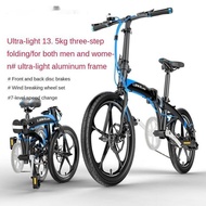Folding Bicycle 20-inch Ultra-light Aluminum Alloy Variable Speed Bicycle Small Lightweight Men S And Women BicyclesFree installation Free shipping