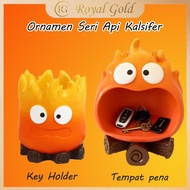 Calcifer Howls Key Holder Calcifer Pen Holder Decorative Aesthetic Key Holder for Home Table Table O