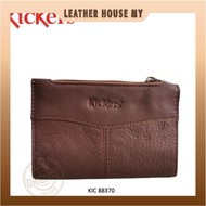 KIC-88370 Kickers Leather Coin Purses / Zipper Coin Pocket Purses Key Chain Purse Small Wallet